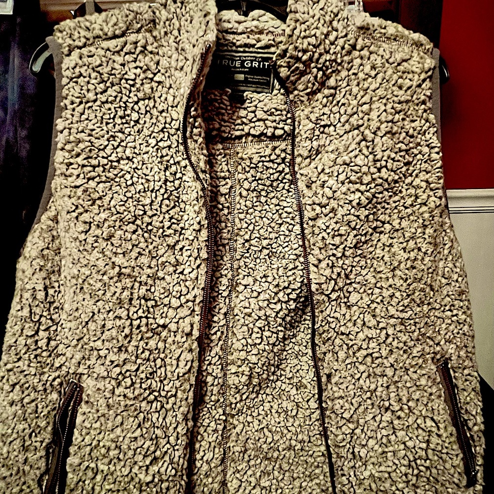 True Grit Sherpa vest.